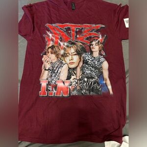 3/$15 Stray Kids Maroon Tee